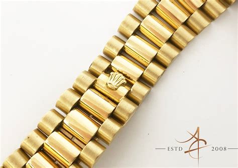 rolex president gold bracelet|genuine rolex presidential.